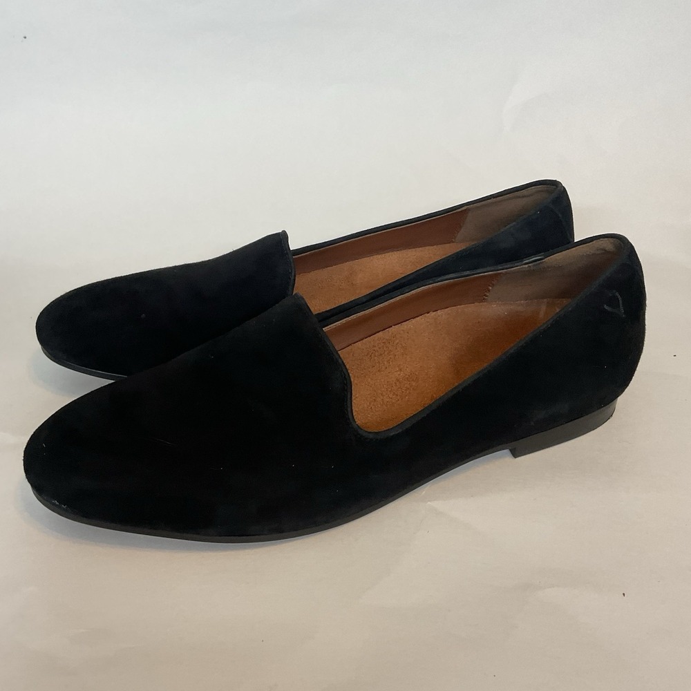 Vionic Willa II Black Suede Flat Slip-On Loafer Comfort Shoe Women's Size 8,5 - Picture 5 of 15